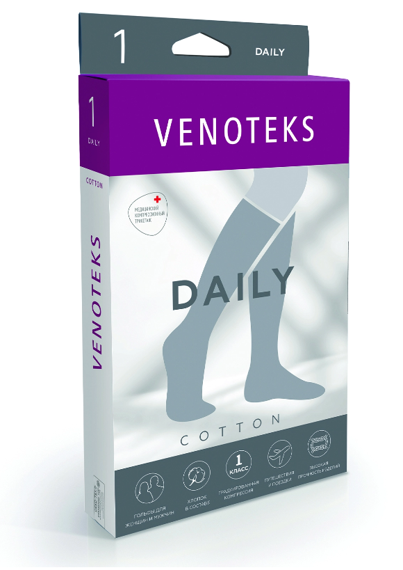 Компрессионные гольфы 1C108 VENOTEKS, 1 класс купить в OrtoMir24